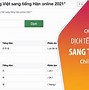 Dịch Ảnh Tiếng Hàn Sang Tiếng Việt